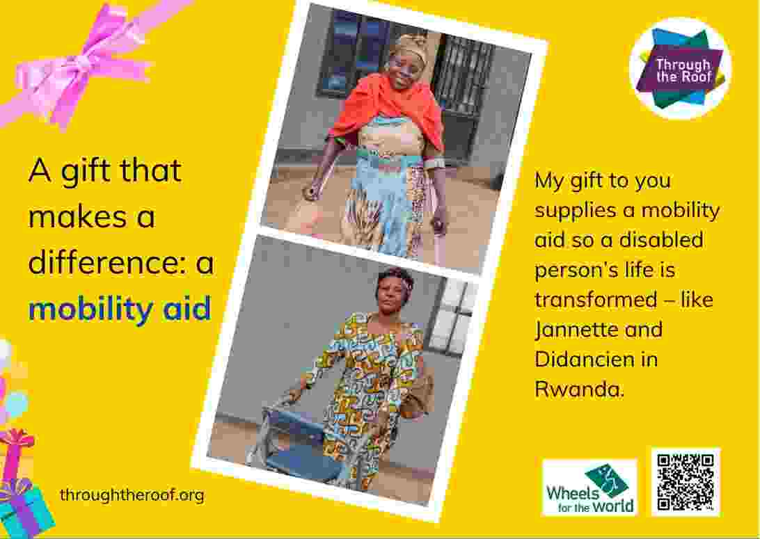 Mobility Aid Alternative Gift Online e-Card