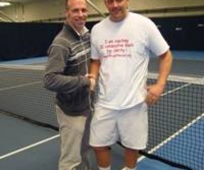 Tennis coach ‘serves’ Christian charity and claims world record