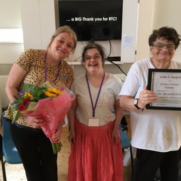   Luke 5 disability inclusion award for breaking down barriers in Ely