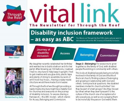 Disability inclusion framework ABC: Spring 2024 Vital Link Newsletter