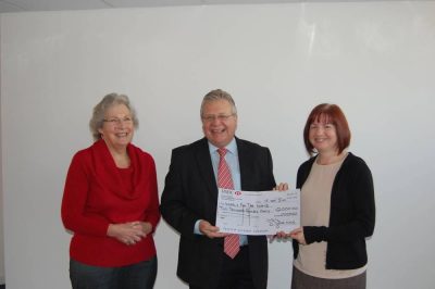 eileen-and-alison-receiving-first-donation-cheque