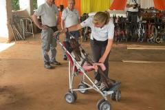 Fitting a buggy for a young child