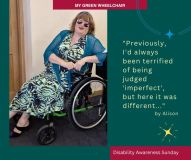 Green Wheelchair  - Jess 1