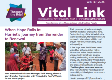 Cover of the Winter 2025 Vital Link Newsletter from Through the Roof