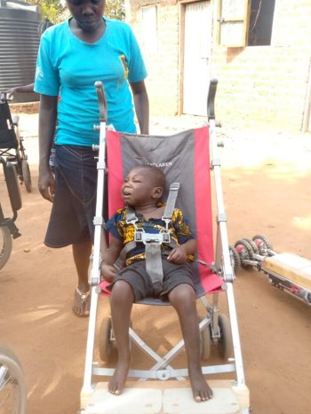 Another child with their new buggy